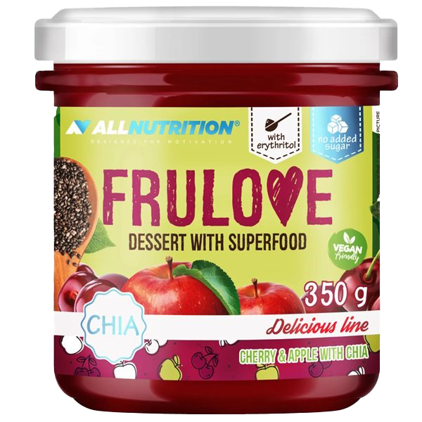 Allnutrition Frulove Dessert with Superfood, Cherry & Apple with Chia 350g