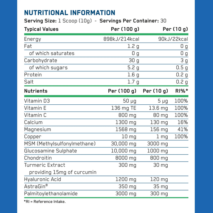 Applied Nutrition Agewell 40+ Joint Complex 300g