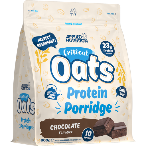 Applied Nutrition Critical Oats Protein Porridge 600g 10 Servings - Chocolate - Whey Proteins at MySupplementShop by Applied Nutrition