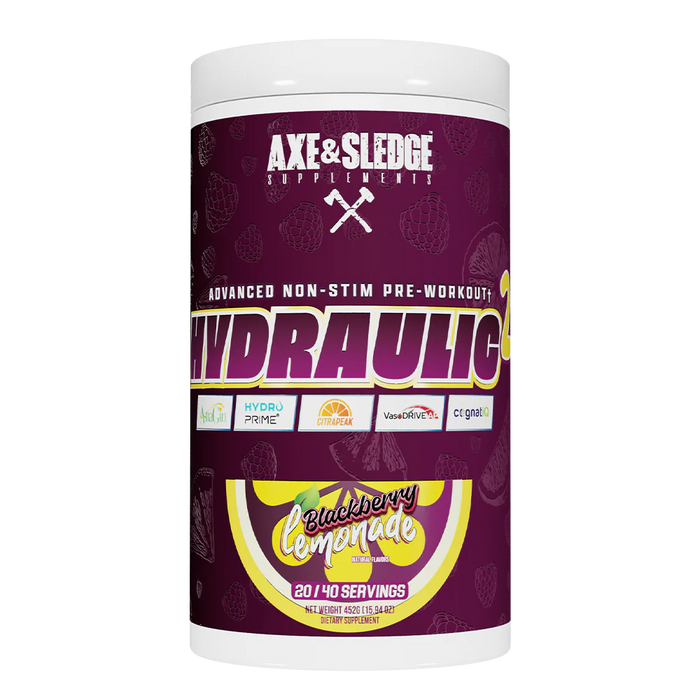 Axe & Sledge Hydraulic V2 Non-Stim Pre-Workout 452g