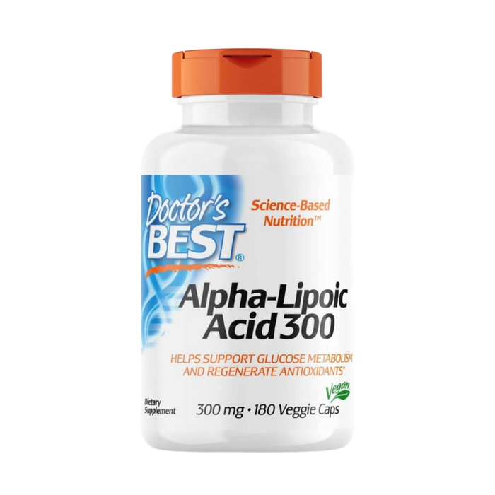 Doctor's Best Alpha-Lipoic Acid 300, 300 mg 180 Veggie Capsules