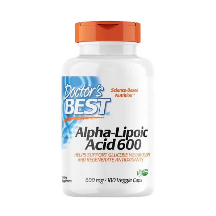Doctor's Best Alpha-Lipoic Acid 600 mg 180 Veggie Capsules