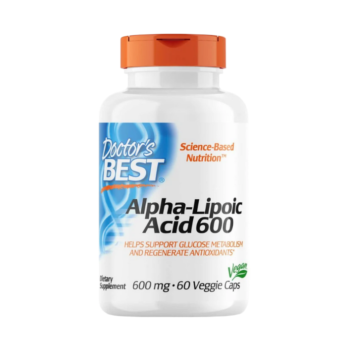 Doctor's Best Alpha-Lipoic Acid 600 mg 60 Veggie Capsules