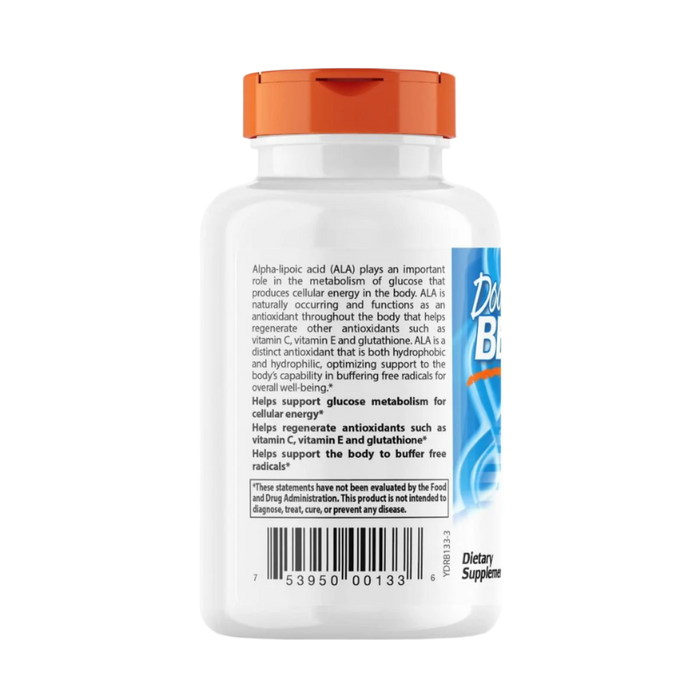 Doctor's Best Alpha-Lipoic Acid 600 mg 60 Veggie Capsules