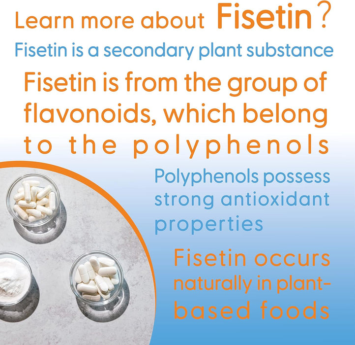 Doctor's Best Fisetin with Novusetin, 100mg - 30 vcaps - Health and Wellbeing at MySupplementShop by Doctor's Best
