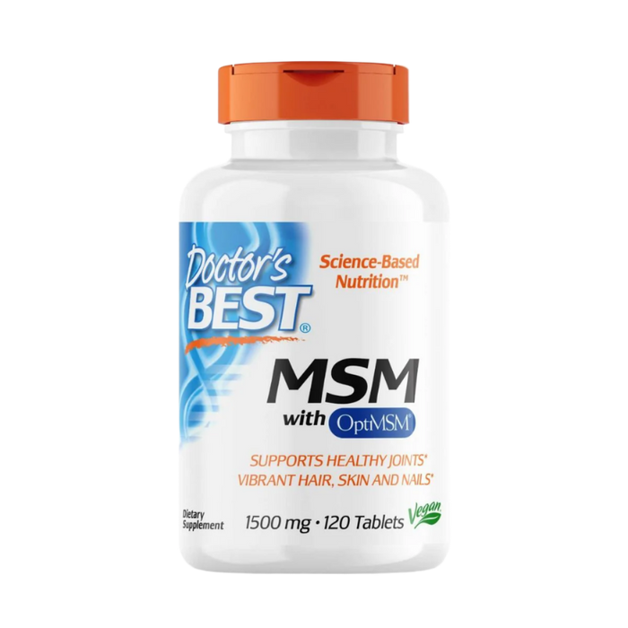 Doctor's Best MSM with OptiMSM 1,500 mg 120 Tablets