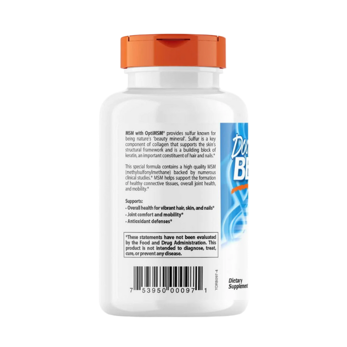 Doctor's Best MSM with OptiMSM 1,500 mg 120 Tablets