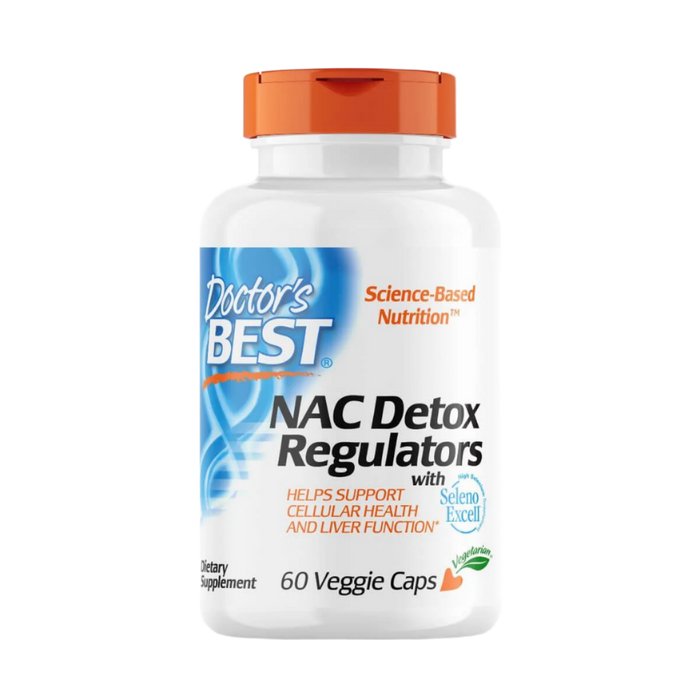 Doctor's Best NAC Detox Regulators 60 Veggie Capsules