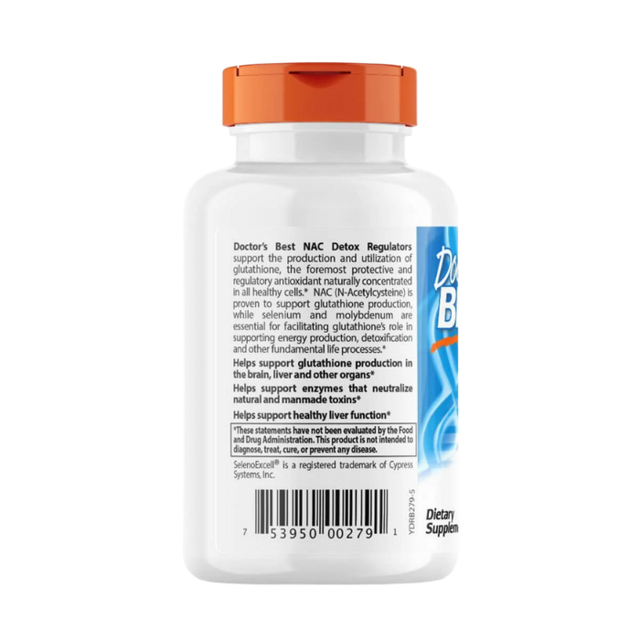 Doctor's Best NAC Detox Regulators 60 Veggie Capsules