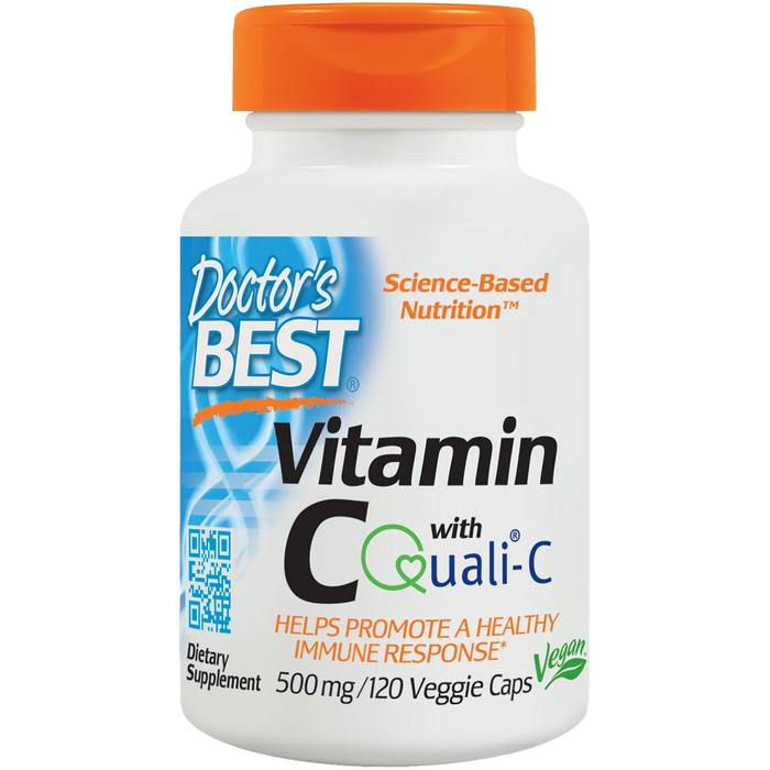Doctor's Best Vitamin C with Quali-C, 500mg - 120 vcaps