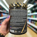 Close-up of (Dorian Yates DY Nutrition Blood And Guts 380g) held up inside My Supplement Shop, clearly showing key ingredients on the packaging in a Sports Nutrition setting.