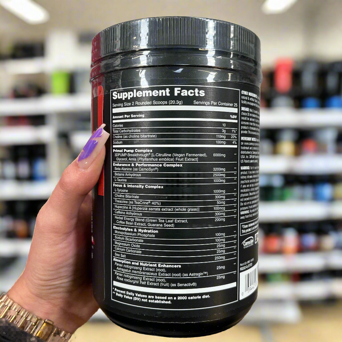 Animal Primal Preworkout-Pulver, Erdbeer-Wassermelone – 507 g