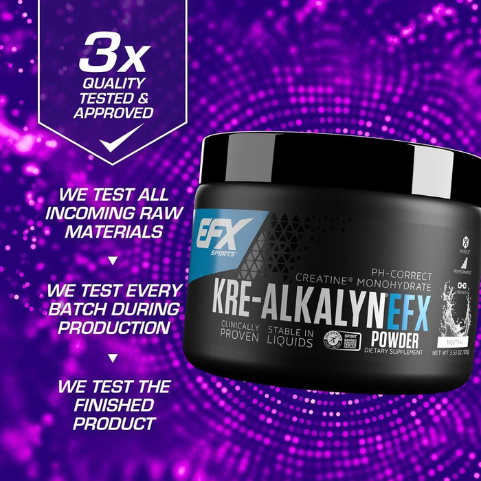 EFX Sports Kre-Alkalyn EFX Powder, Unflavored - 210g
