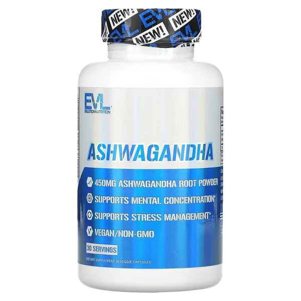 EVLution Nutrition Ashwagandha - 30 vcaps