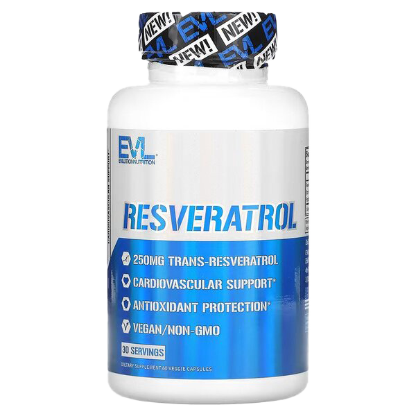 EVLution Nutrition Resveratrol - 60 vcaps