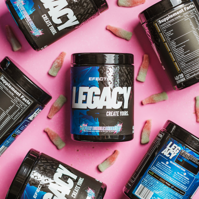 Efectiv Nutrition LEGACY Pre-Workout 380g Fizzy Bubble Sweets - Pre Workout at MySupplementShop by Efectiv Nutrition