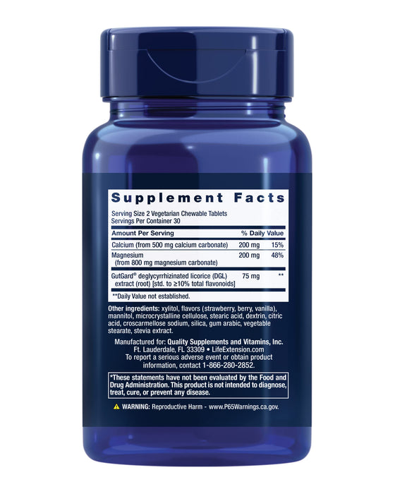 EsophaCool, Berry - 60 vegetarian chewable tabs - Sports Supplements at MySupplementShop by Life Extension