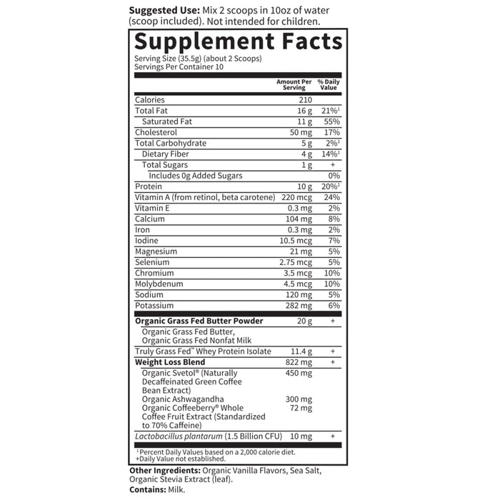 Garden of Life Dr. Formulated Keto Fit, Vanilla - 355g - Whey Proteins at MySupplementShop by Garden of Life