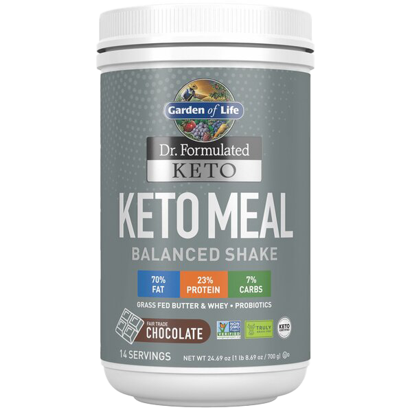 Garden of Life Dr. Formulated Keto Meal, Chocolate - 700g