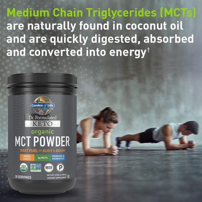 Garden of Life Dr Formulated Keto Organic MCT Powder - 300g - Health and Wellbeing at MySupplementShop by Garden of Life