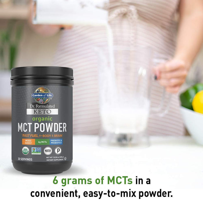 Garden of Life Dr Formulated Keto Organic MCT Powder - 300g - Health and Wellbeing at MySupplementShop by Garden of Life