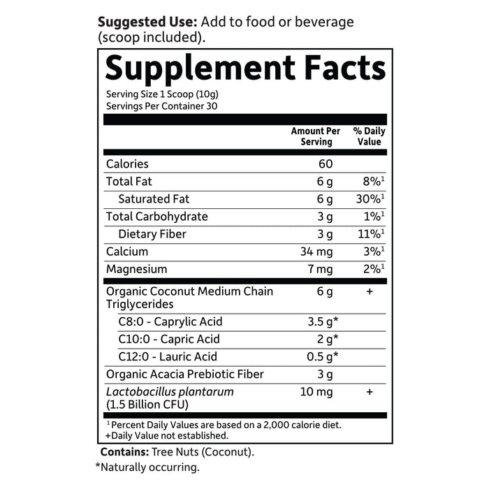 Garden of Life Dr Formulated Keto Organic MCT Powder - 300g - Health and Wellbeing at MySupplementShop by Garden of Life