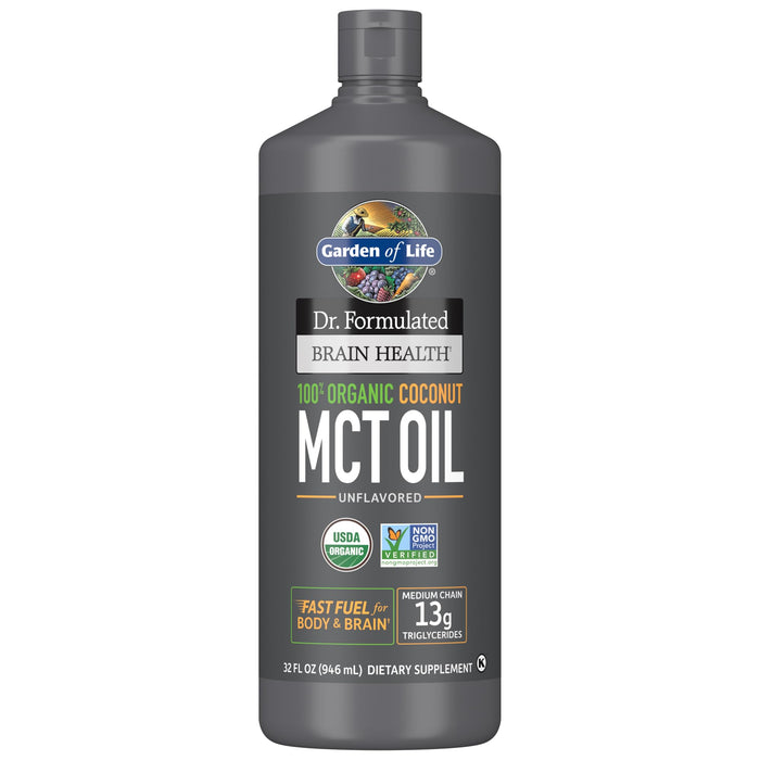 Garden of Life Dr. Formulated Organic Brain Health MCT Oil - 946ml - Edible Oil Vegetable at MySupplementShop by Garden of Life