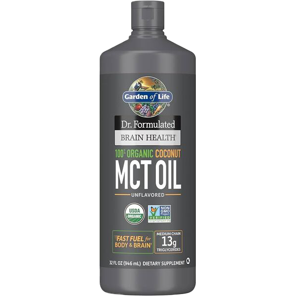 Garden of Life Dr. Formulated Organic Brain Health MCT Oil - 946ml