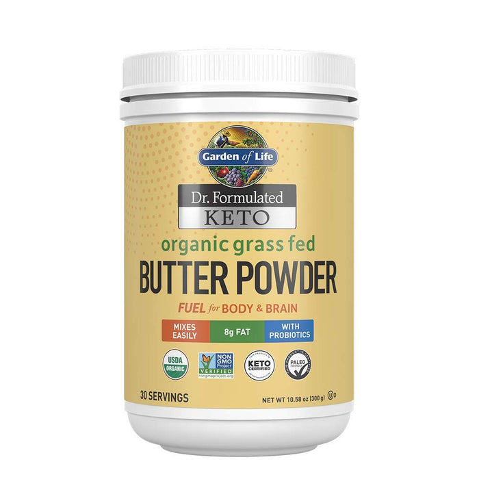 Garden of Life Dr. Formulated Organic Grass Fed Butter Powder - 300g - Health Foods at MySupplementShop by Garden of Life