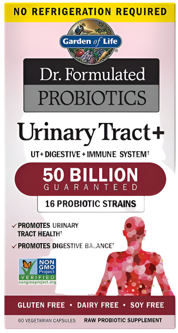 Garden of Life Dr. Formulated Probiotics Urinary Tract+ – 60 Kapseln