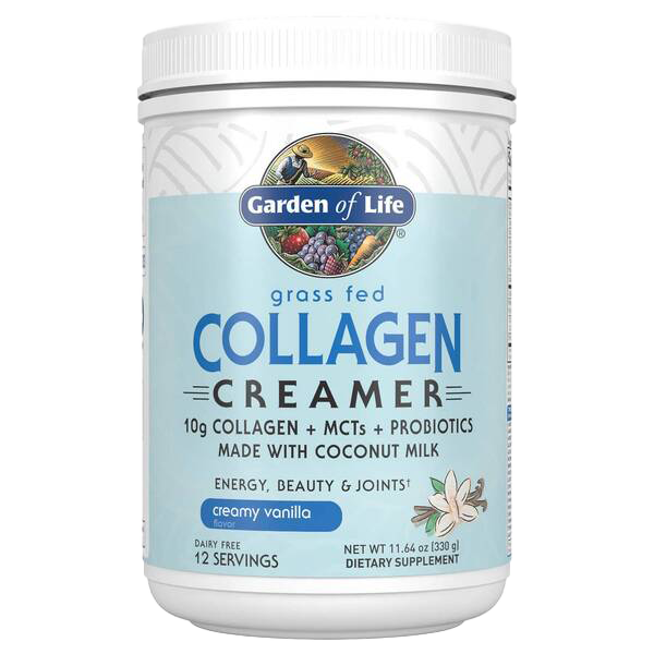 Garden of Life Grass Fed Collagen Creamer, Creamy Vanilla - 330g
