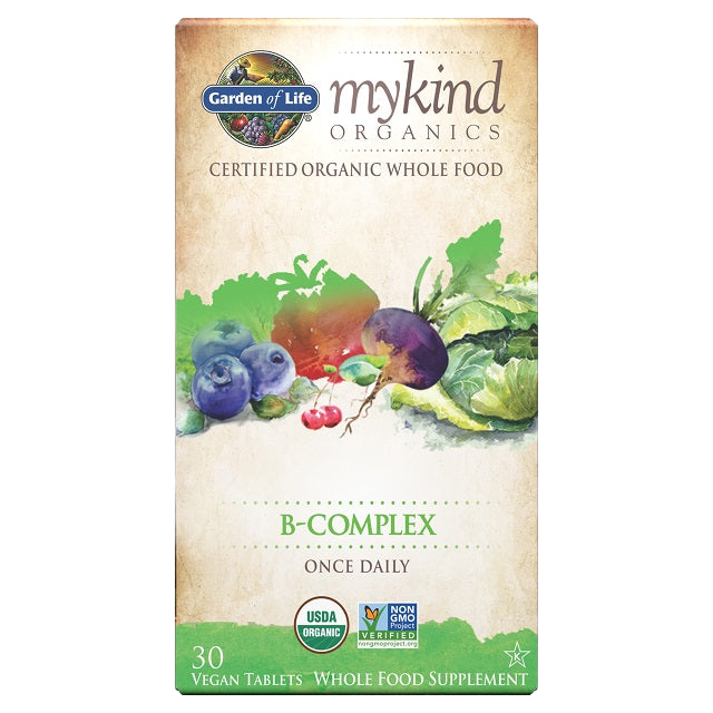 Garden of Life Mykind Organics B-Complex - 30 vegan tabs
