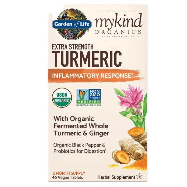 Garden of Life Mykind Organics Extra Strength Turmeric - 60 vegan tabs