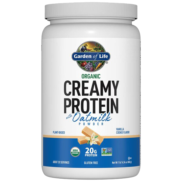 Garden of Life Organic Creamy Protein with Oatmilk, Vanilla Cookie - 860g