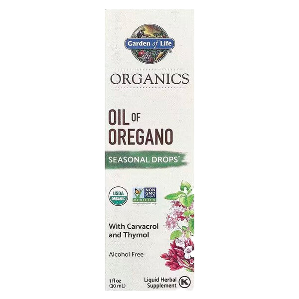 Garden of Life Organics Oil of Oregano - 30 ml.
