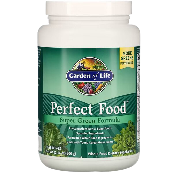 Garden of Life Perfect Food Super Green Formula, Pulver – 600 g