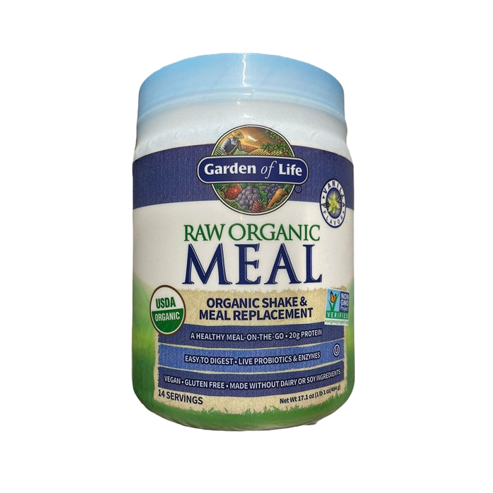 Garden of Life rohe Bio-Mahlzeit, Vanille – 484 g