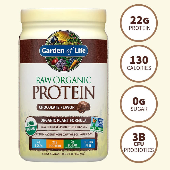 Garden of Life Raw Organic Protein, Vanilla Chai - 580g - Protein at MySupplementShop by Garden of Life
