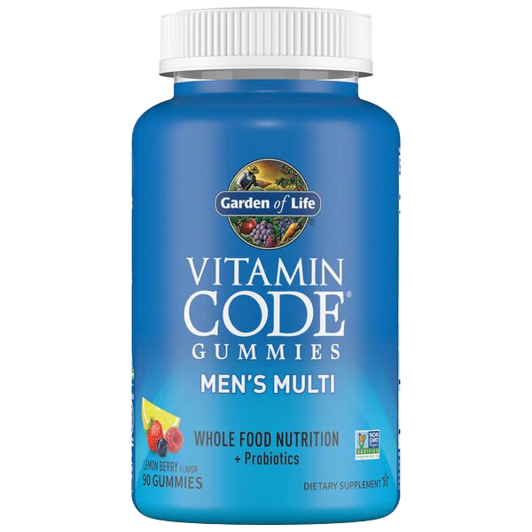 Garden of Life Vitamin Code Men's Multi Gummies, Lemon Berry - 90 gummies