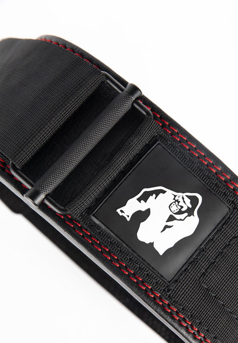 Gorilla Wear 4 Inch Premium Lifting Belt Black - Exercise Ball Accessories at MySupplementShop by GORILLA WEAR