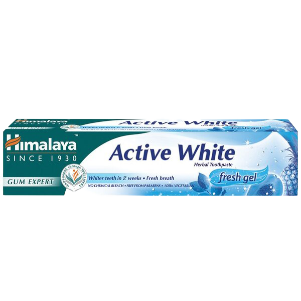 Himalaya Active White Herbal Toothpaste - Fresh Gel - 75 ml.