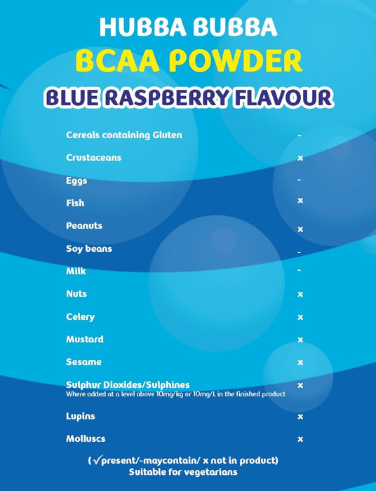 Hubba Bubba BCAA 320g Blue Raspberry