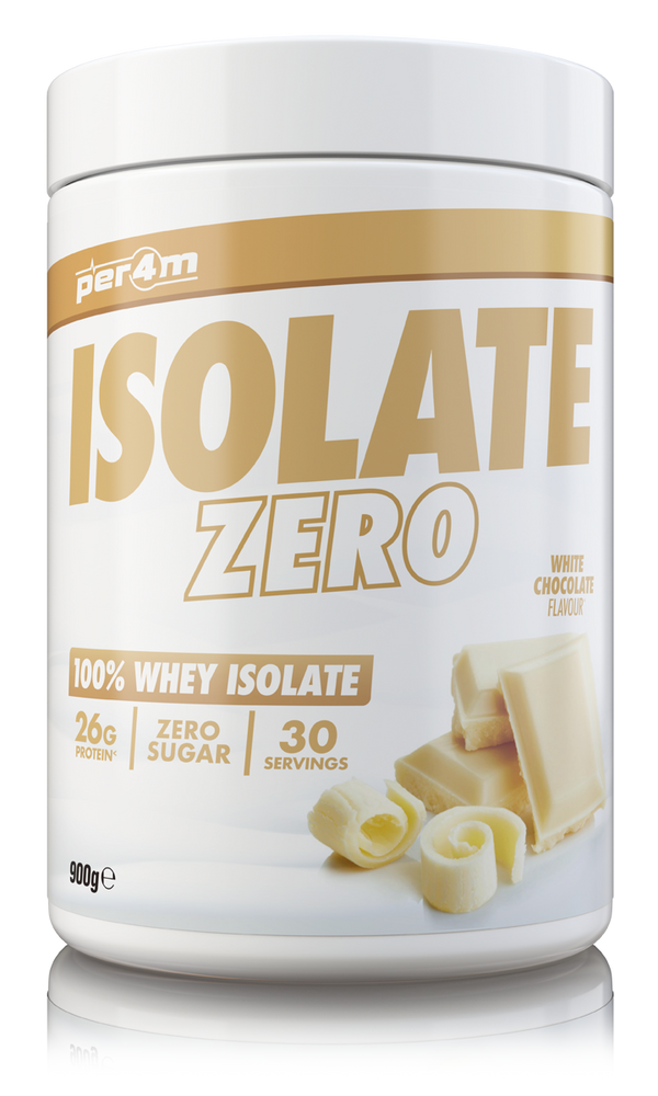 Per4m Isolate Zero | Zero Sugar Ultra Pure Whey Protein Iolate - White Chocolate - Whey Proteins at MySupplementShop by PER4M Nutrition