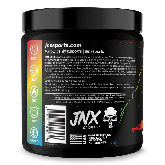 JNX Sports The Ripper! Fat Burner 150g Sour Candy
