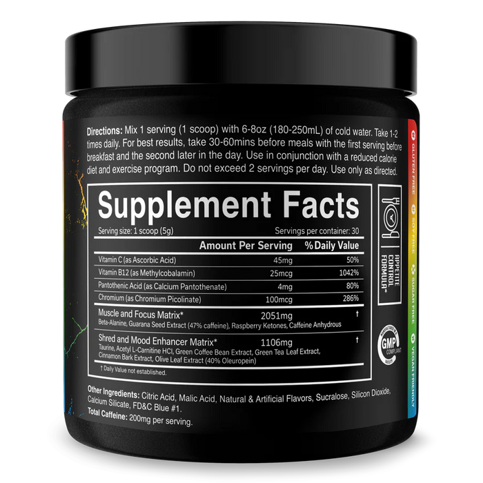 JNX Sports The Ripper! Fat Burner 150g Sour Candy
