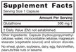 Jarrow Formulas Glutathione Reduced 500mg 60 Veggie Capsules - Health and Wellbeing at MySupplementShop by Jarrow Formulas