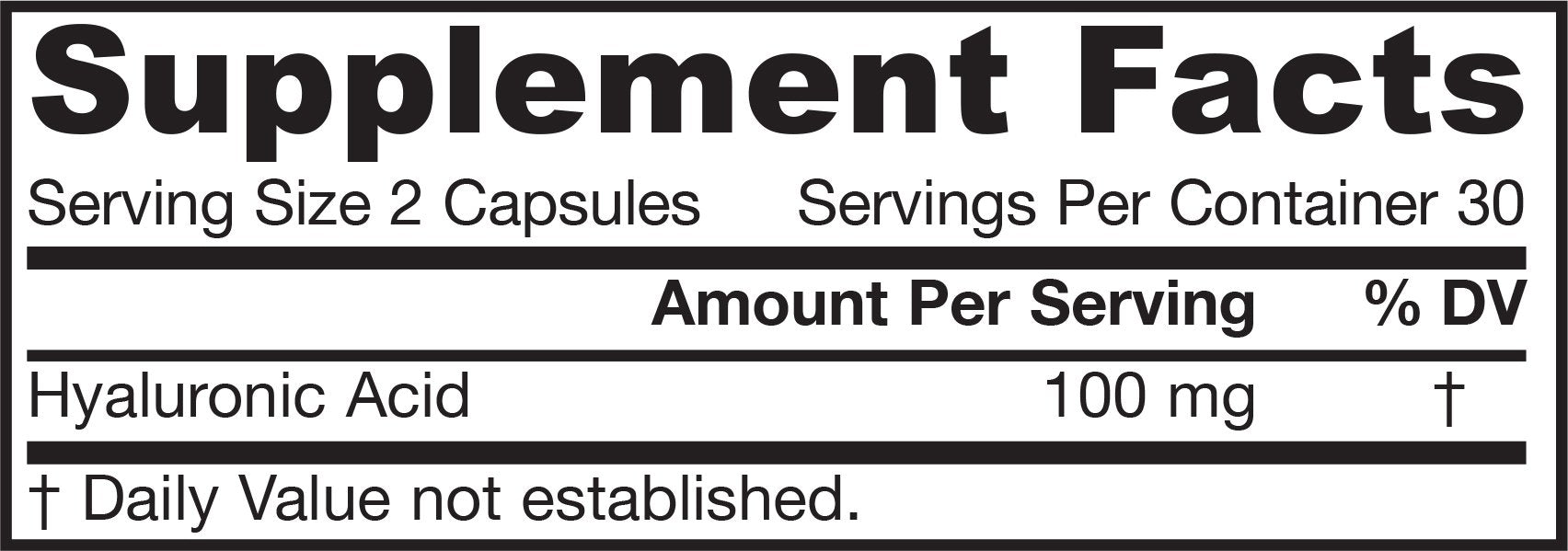 Jarrow Formulas Hyaluronic Acid - 60 vcaps - Health and Wellbeing at MySupplementShop by Jarrow Formulas
