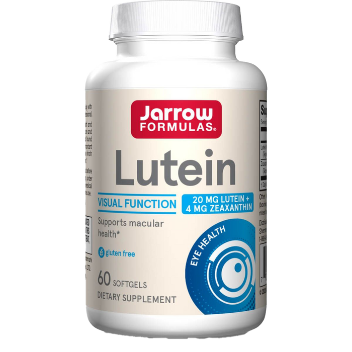 Jarrow Formulas Lutein 20mg & Zeaxanthin 4mg 60 Softgels