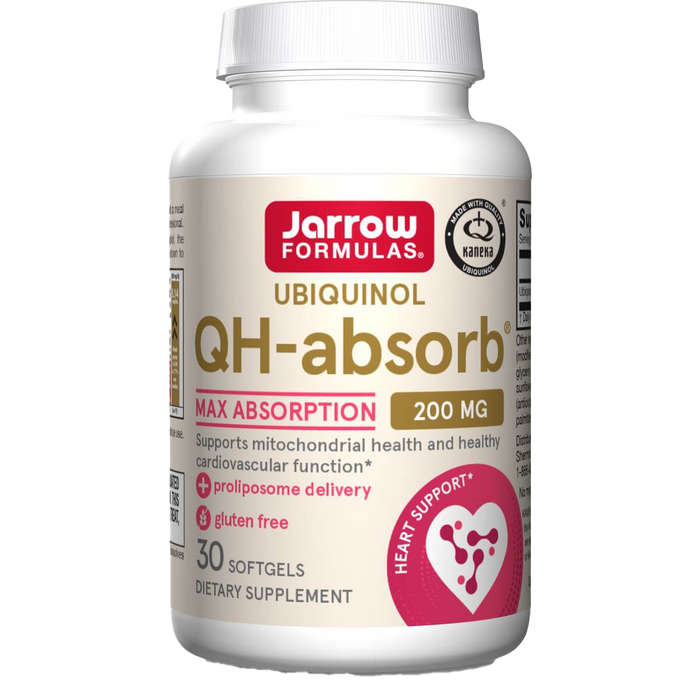 Jarrow Formulas Ubiquinol QH-Absorb 200mg 30 Softgels