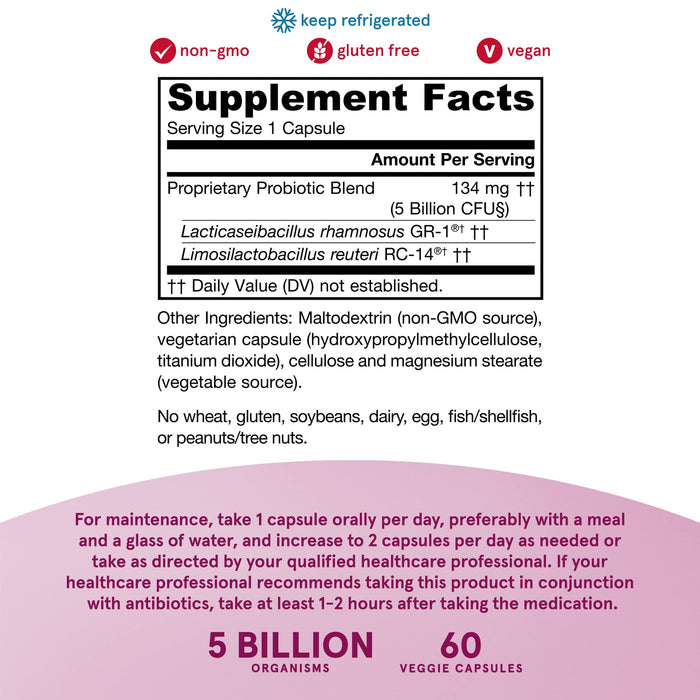 Jarrow Formulas Women's Fem Dophilus - 60 vcaps - Health and Wellbeing at MySupplementShop by Jarrow Formulas